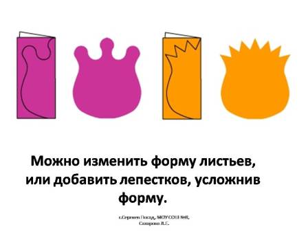Урок технологии. Аппликация из бумаги