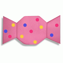 Конфета из бумаги